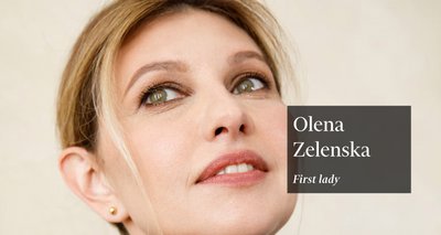 Олена Зеленська у списку 25 найвпливовіших жінок 2023 року за версією FT Олена Зеленська у списку 25 найвпливовіших жінок 2023 року за версією FT