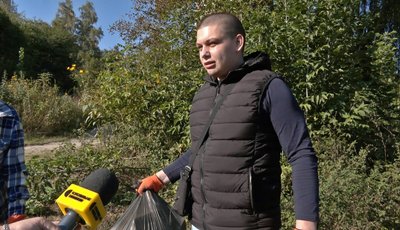 Понад пів сотні людей наводили лад у парку 900-річчя Луцька