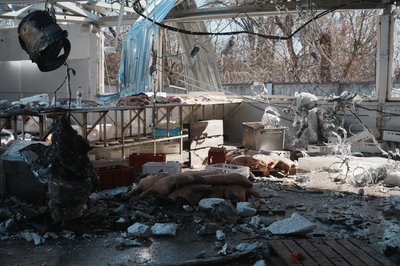 Наслідки удару по м'ясокомбінату в Шевченківському районі Харкова