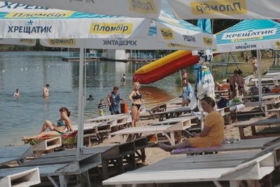 Пляж на Журавлівці у Харкові Пляж на Журавлівці у Харкові
