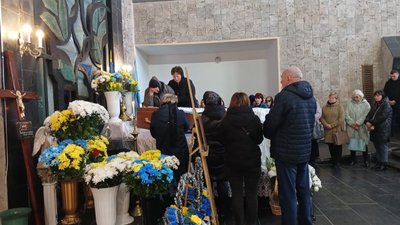 Похорон військового, Сергій Сава, Тернопіль, березень 2025 Похорон військового, Сергій Сава, Тернопіль, березень 2025