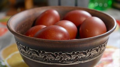 Крашанки, глиняна миска Крашанки, глиняна миска