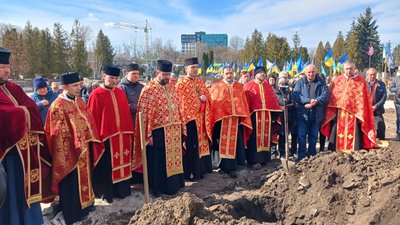 Похорон військового, Сергій Сава, Тернопіль, березень 2025 Похорон військового, Сергій Сава, Тернопіль, березень 2025