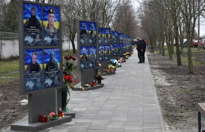 На Полтавщині відкрили Алею Слави полеглим воїнам