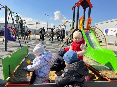 У Чернівцях відкрили модульне містечко для вимушених переселенців У Чернівцях відкрили модульне містечко для вимушених переселенців