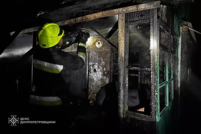 У Дніпрі у пожежі загинули дві людини У Дніпрі у пожежі загинули дві людини
