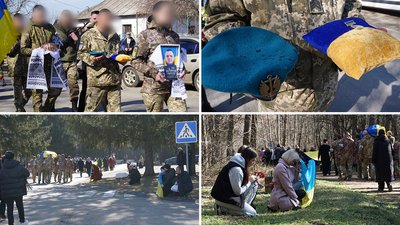 На Кіровоградщині попрощалися з військовими Віктором Омельянчуком та Вадимом Рябошапком На Кіровоградщині попрощалися з військовими Віктором Омельянчуком та Вадимом Рябошапком