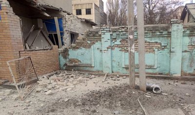Наслідки обстрілів Донеччини 24 березня. Фото: поліція Донеччини Наслідки обстрілів Донеччини 24 березня. Фото: поліція Донеччини