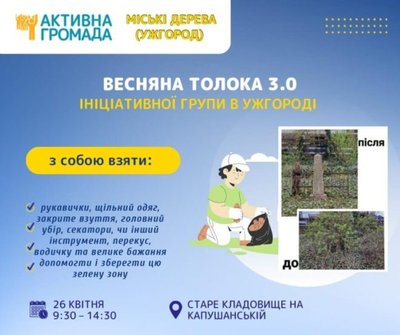 Куди піти 25-27 квітня в Ужгороді Куди піти 25-27 квітня в Ужгороді