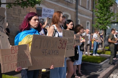 У Києві та низці міст тривать мирні акції на підтримку Федорова У Києві та низці міст тривать мирні акції на підтримку Федорова