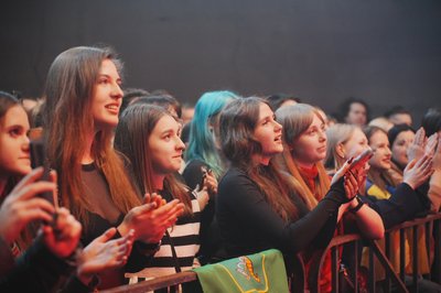 концерт, виступ, глядачі, люди