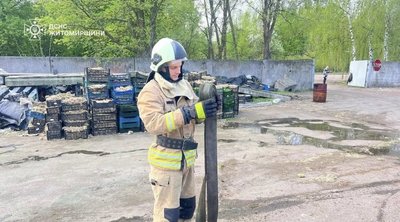 Пожежа на Житомирщині: загорілася сушарка з декоративними рослинами Пожежа на Житомирщині: загорілася сушарка з декоративними рослинами