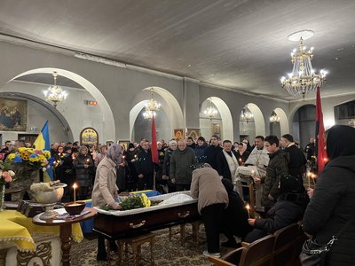 У Рівному попрощалися із військовим Володимиром Магусом