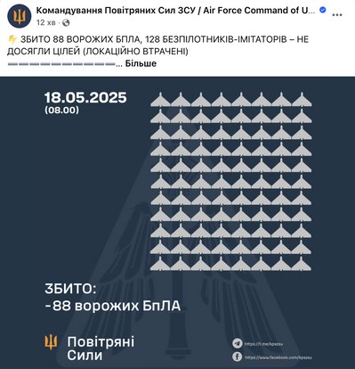 Атака РФ на Черкащину: сили ППО знищили ? "шахедів" Атака РФ на Черкащину: сили ППО знищили ? "шахедів"