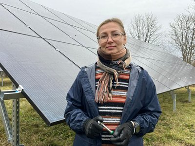 Марина Скрипнік, сонячні панелі