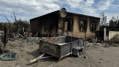 наслідки лісові пожежі пошкоджені будинки обстріли армія РФ пожежі селище Ярова Лиманська громада Донецька область 4 вересня 2024 рік наслідки лісові пожежі пошкоджені будинки обстріли армія РФ пожежі селище Ярова Лиманська громада Донецька область 4 вересня 2024 рік