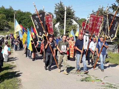 Володимир Новоринський, прощання з військовим, ЗСУ, Тернопільщина, червень 2024 Володимир Новоринський, прощання з військовим, ЗСУ, Тернопільщина, червень 2024