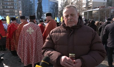 Михайло Фалінський, учасник Революції Гідності, вшанування Небесної Сотні у Тернополі, 20 лютого 2026 року Михайло Фалінський, учасник Революції Гідності, вшанування Небесної Сотні у Тернополі, 20 лютого 2026 року