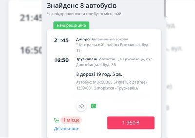 Зустріти Новий рік та оздоровитися: скільки коштують квитки з Дніпра до Трускавця на свята Зустріти Новий рік та оздоровитися: скільки коштують квитки з Дніпра до Трускавця на свята