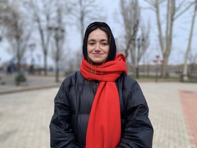 Учасниця організації "Друзі поруч" Валентина Учасниця організації "Друзі поруч" Валентина