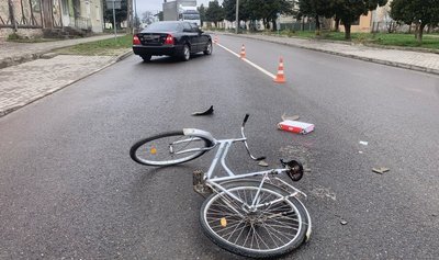 На Львівщині в ДТП травми отримав велосипедист, його госпіталізували
