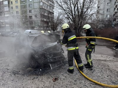 Горіла автівка Горіла автівка