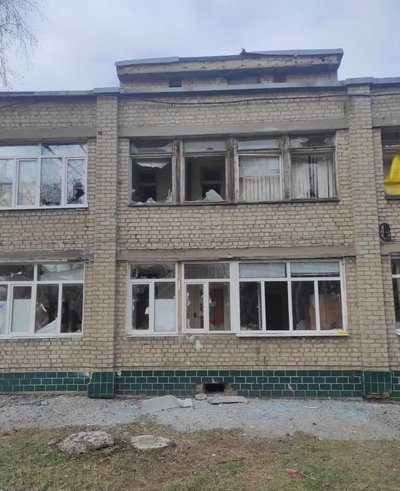 Наслідки обстрілів Курахового 28 січня. Фото: Facebook / Роман Падун Наслідки обстрілів Курахового 28 січня. Фото: Facebook / Роман Падун