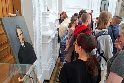 Портрет промисловця Олександра Поля, на основі колекції якого було створено музей Портрет промисловця Олександра Поля, на основі колекції якого було створено музей