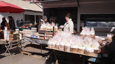 Ціни на продукти до великоднього кошика, тернопільський ринок, 7 квітня 2026 року