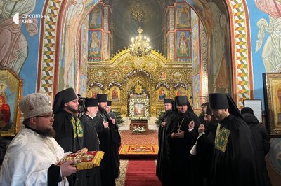 У Свято-Михайлівському соборі в Києві розпочалося всенічне бдіння надвечір Різдва У Свято-Михайлівському соборі в Києві розпочалося всенічне бдіння надвечір Різдва