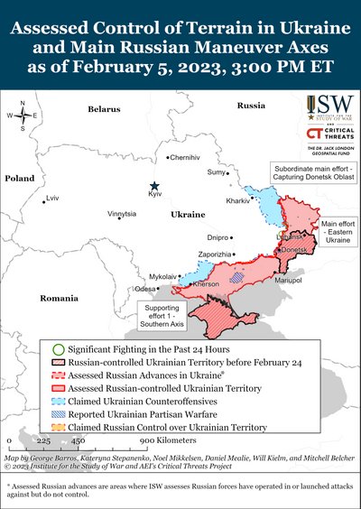 Карта бойових дій від ISW