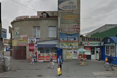 Boryspilska Street in Kyiv Boryspilska Street in Kyiv