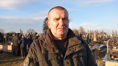 Попрощалися з військовим Михайло Микусем, Тернопільщина, січень 2025 Попрощалися з військовим Михайло Микусем, Тернопільщина, січень 2025