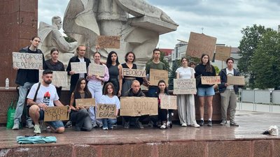 Протест, ОДА, Франківськ