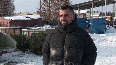 Просять не змішувати дерева з іншим сміттям: що комунальники Рівненської громади роблять із викинутими ялинками Просять не змішувати дерева з іншим сміттям: що комунальники Рівненської громади роблять із викинутими ялинками