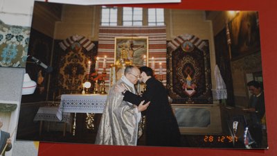 Священник УГКЦ Іван Чавʼяк, Борис Гобир, церква Священник УГКЦ Іван Чавʼяк, Борис Гобир, церква