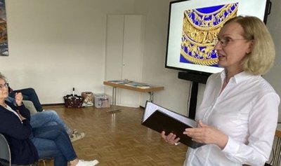 Галина Лейцюсь, Німеччина, лекції з історії України, Франківськ