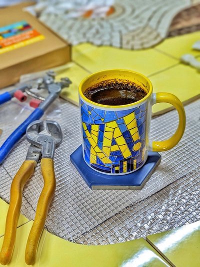 Чашка з мозаїкою Чашка з мозаїкою