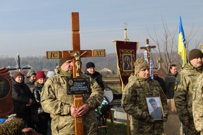 Прощання з військовим Петром Гулькою, Тернопільщина, 18 грудня 2025 року