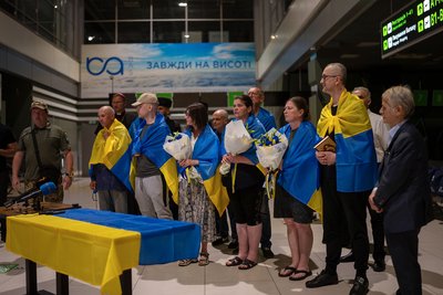 Нарімана Джелял, Мустафа Джемілів, повернення з російського полону, 29 червня 2024 року Нарімана Джелял, Мустафа Джемілів, повернення з російського полону, 29 червня 2024 року