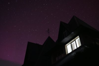 Північне сяйво у небі над Харковом Північне сяйво у небі над Харковом