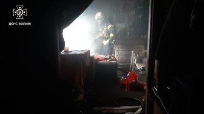 У центрі Луцька горіла квартира