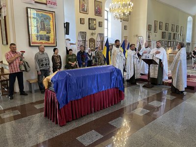 У Полтаві попрощались із навідником Максимом Купкою У Полтаві попрощались із навідником Максимом Купкою