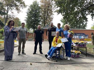 У Полтаві нагородили паралімпійця Дениса Остапченко У Полтаві нагородили паралімпійця Дениса Остапченко