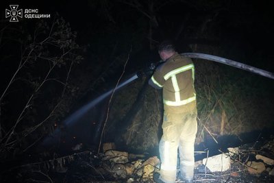 Біля Одеси четверту добу поспіль горять поля зрошення Біля Одеси четверту добу поспіль горять поля зрошення