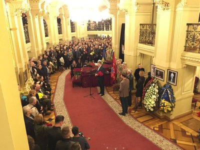 У Києві попрощалися з загиблим солістом балету Нацопери Олександром Шаповалом