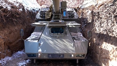 "ZUZANA-2" самохідна артилерійська установка Донецька область лютий 2025 рік "ZUZANA-2" самохідна артилерійська установка Донецька область лютий 2025 рік