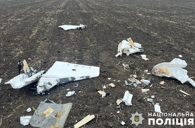 Вибухотехніки поліції Полтавщинизнешкодили уламки збитих БпЛА РФ