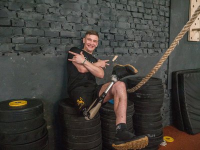 Олександр Півнєв на тренуванні перед Іграми героїв-2023 Олександр Півнєв на тренуванні перед Іграми героїв-2023