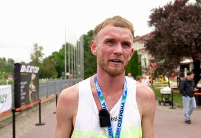 Вадим Лонський, учасник забігу, озеряна Вадим Лонський, учасник забігу, озеряна